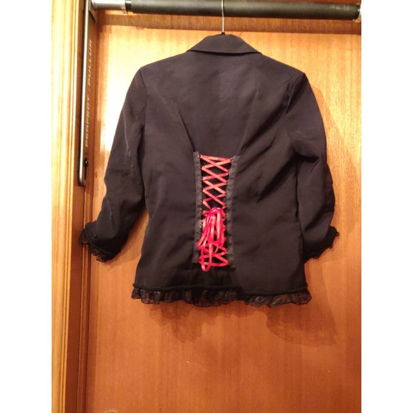 Skull Goth Corset Blazer - Picture 3 of 3